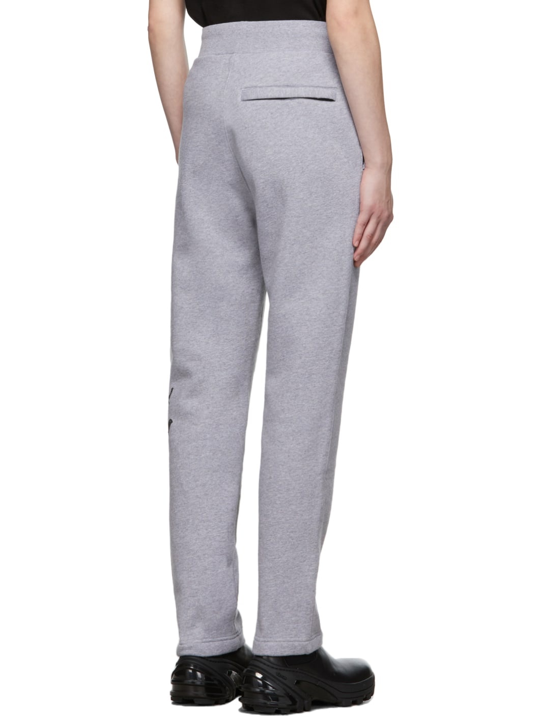 Grey Script Lounge Pants - 3