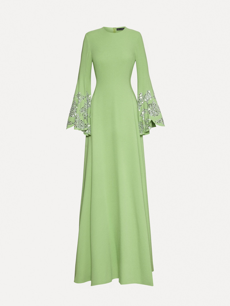 FERN EMBROIDERED CAFTAN - 1
