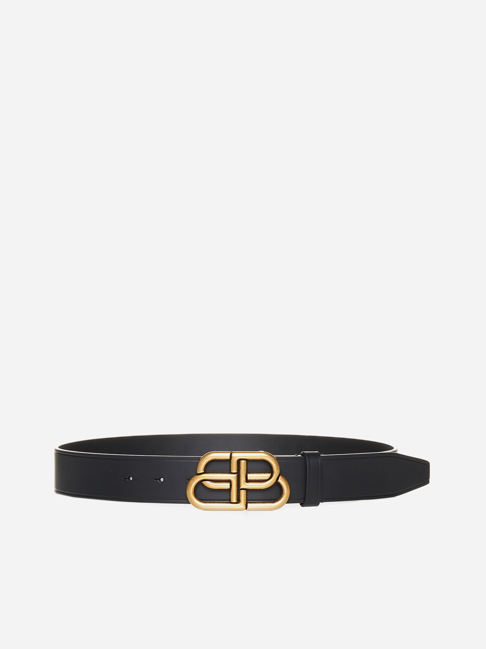 BB buckle leather belt - 1
