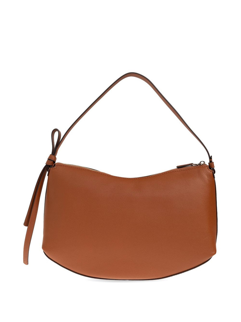 textured leather tote bag 3