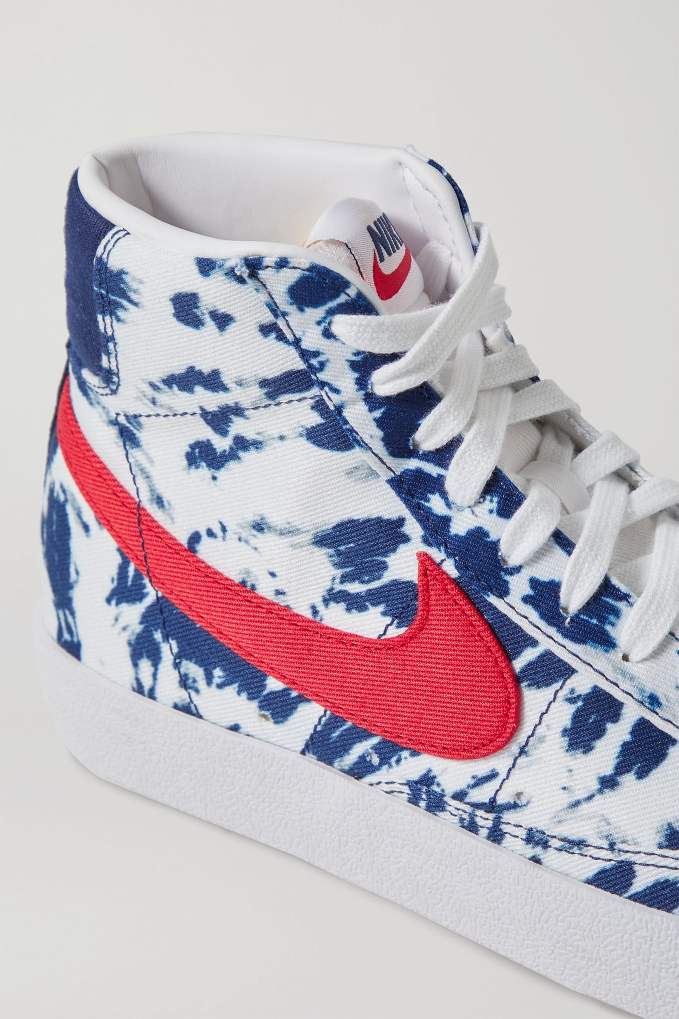 Blazer Mid '77 tie-dyed canvas sneakers - 4