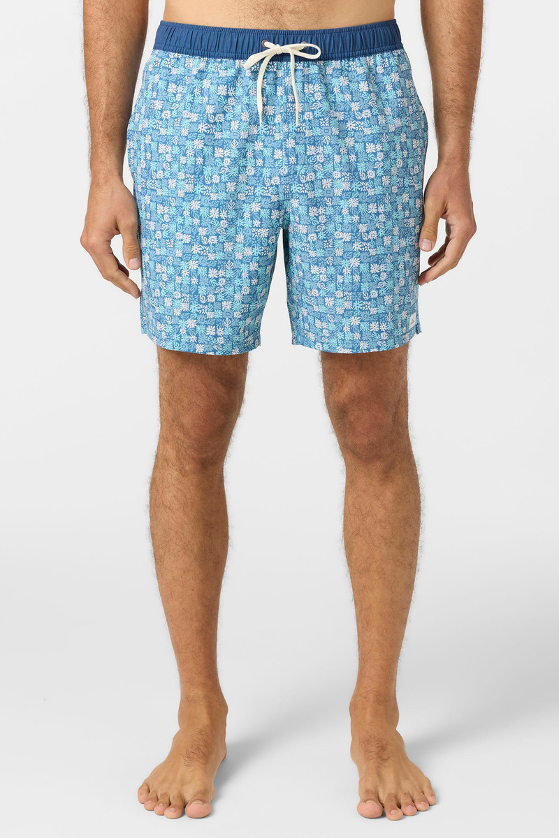 Hermosa Elastic Waist 17" Swim Trunks 3