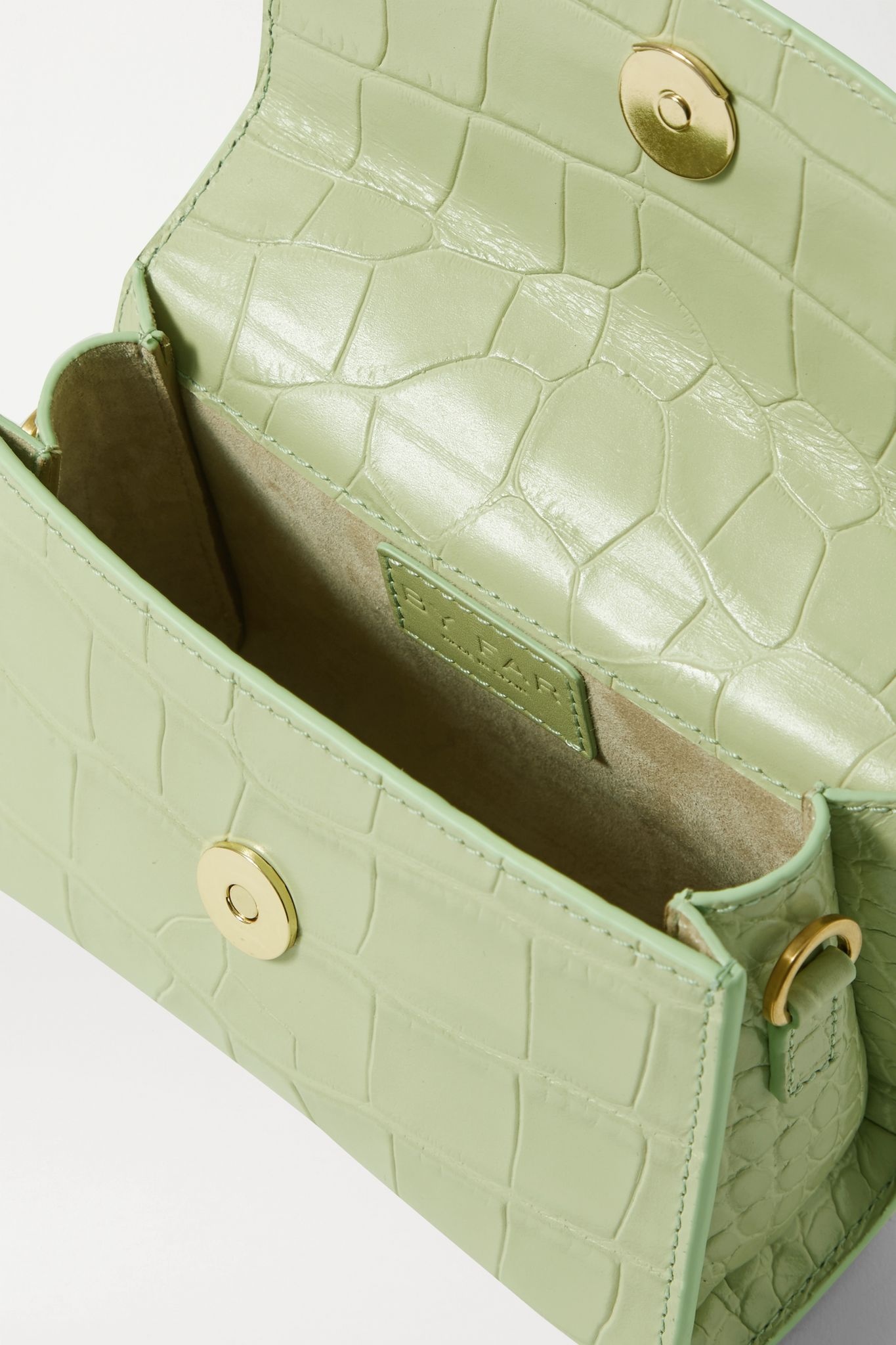 Croc-effect leather tote - 5