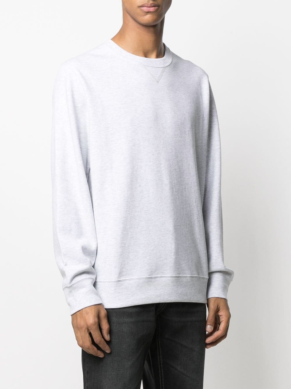 contrast-trim sweatshirt - 3