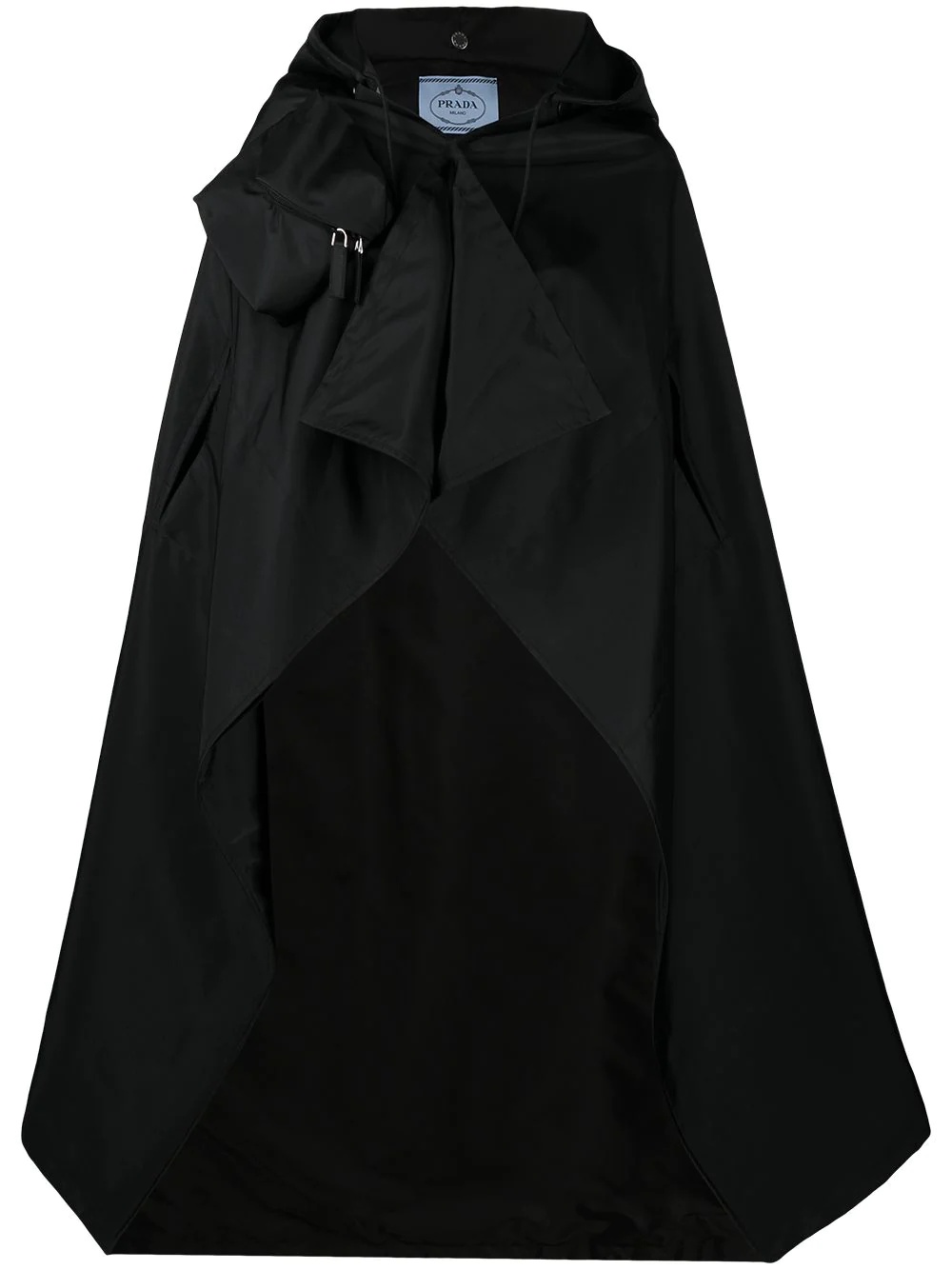 Re-Nylon gabardine cape - 1