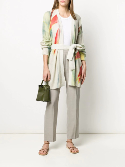 Etro straight leg cropped trousers outlook