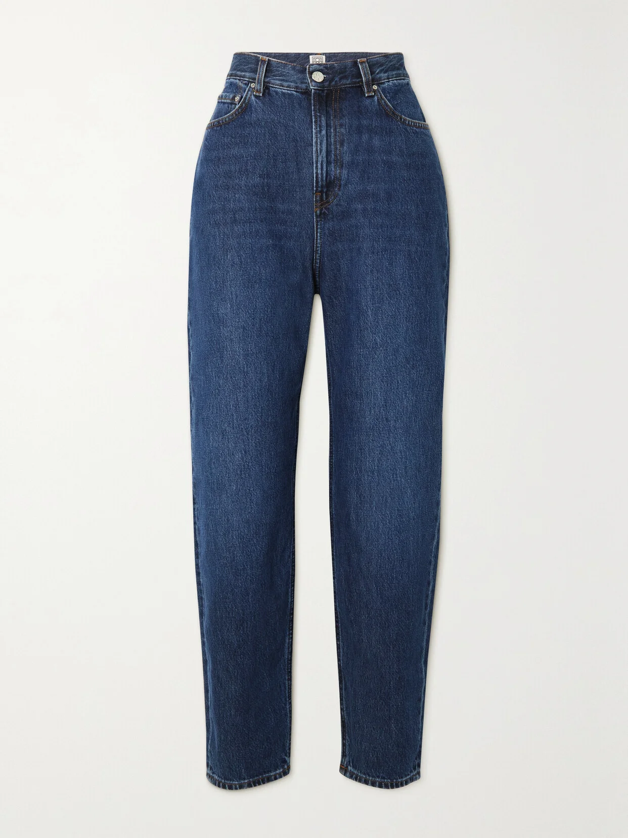 + Net Sustain High-rise Tapered Organic Jeans - 1