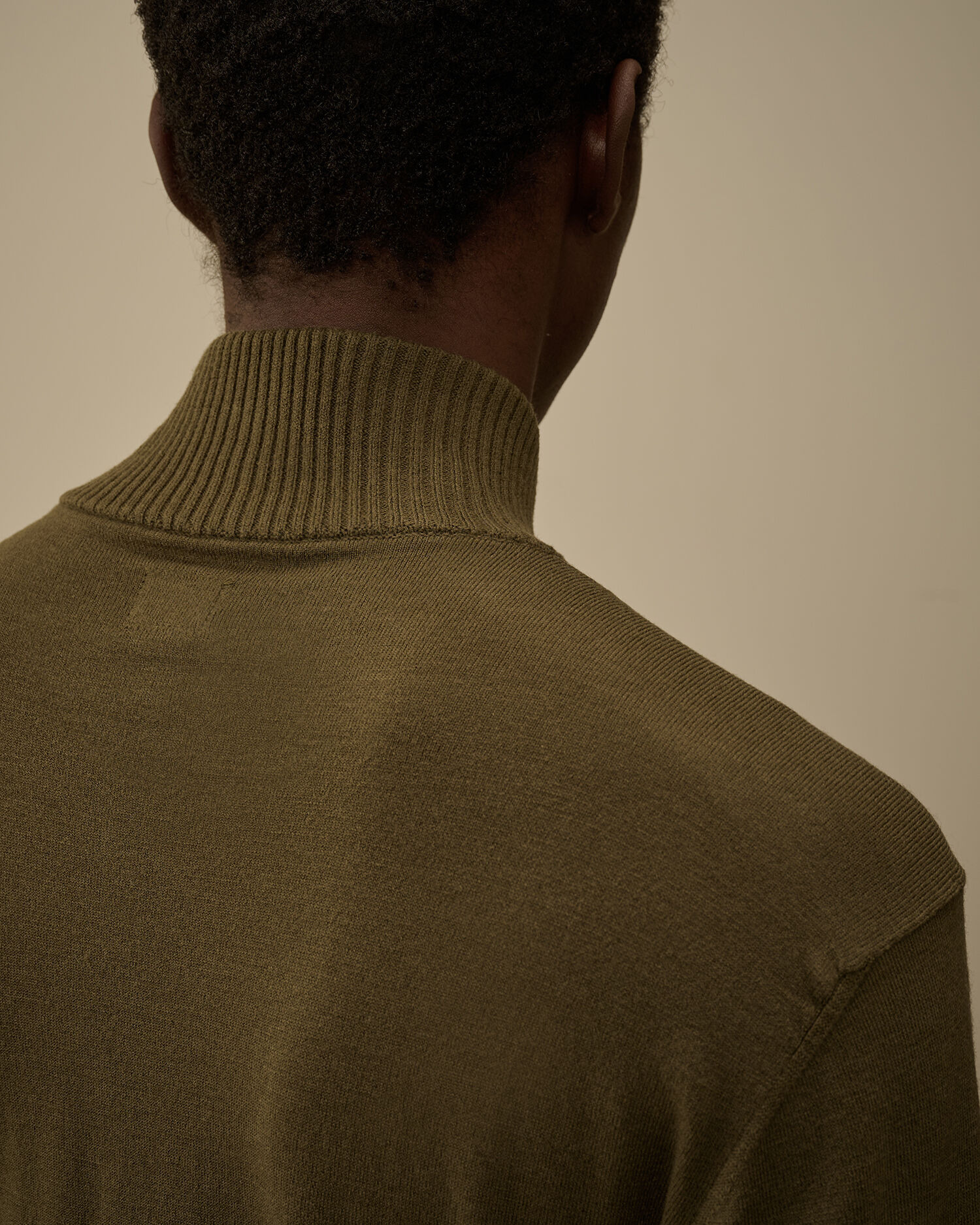 Extrafine Merino Wool Half Zip Sweater - 6