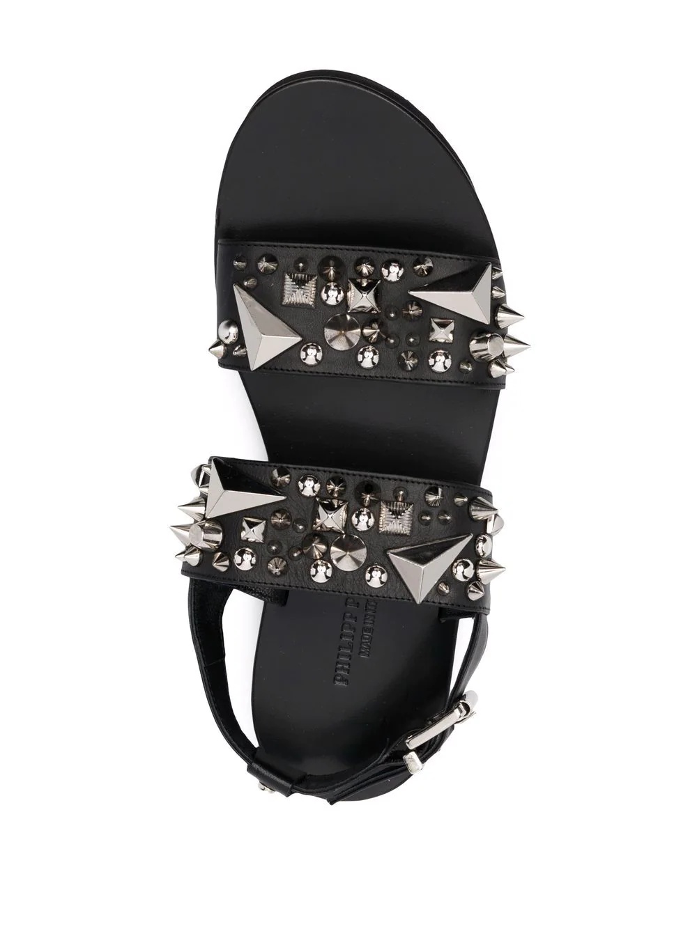 studded leather sandals - 4
