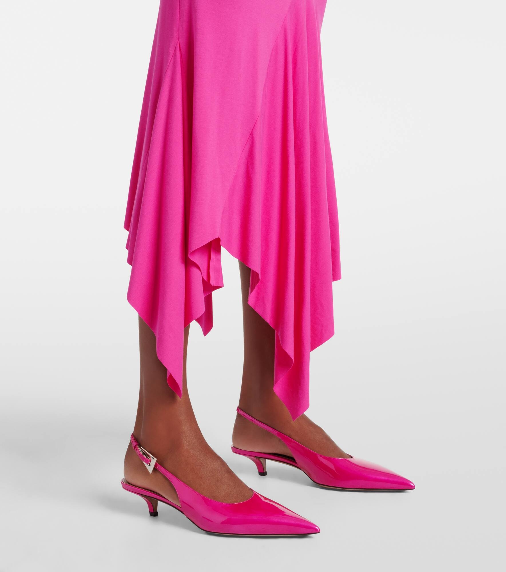 Jessica patent leather slingback pumps - 4