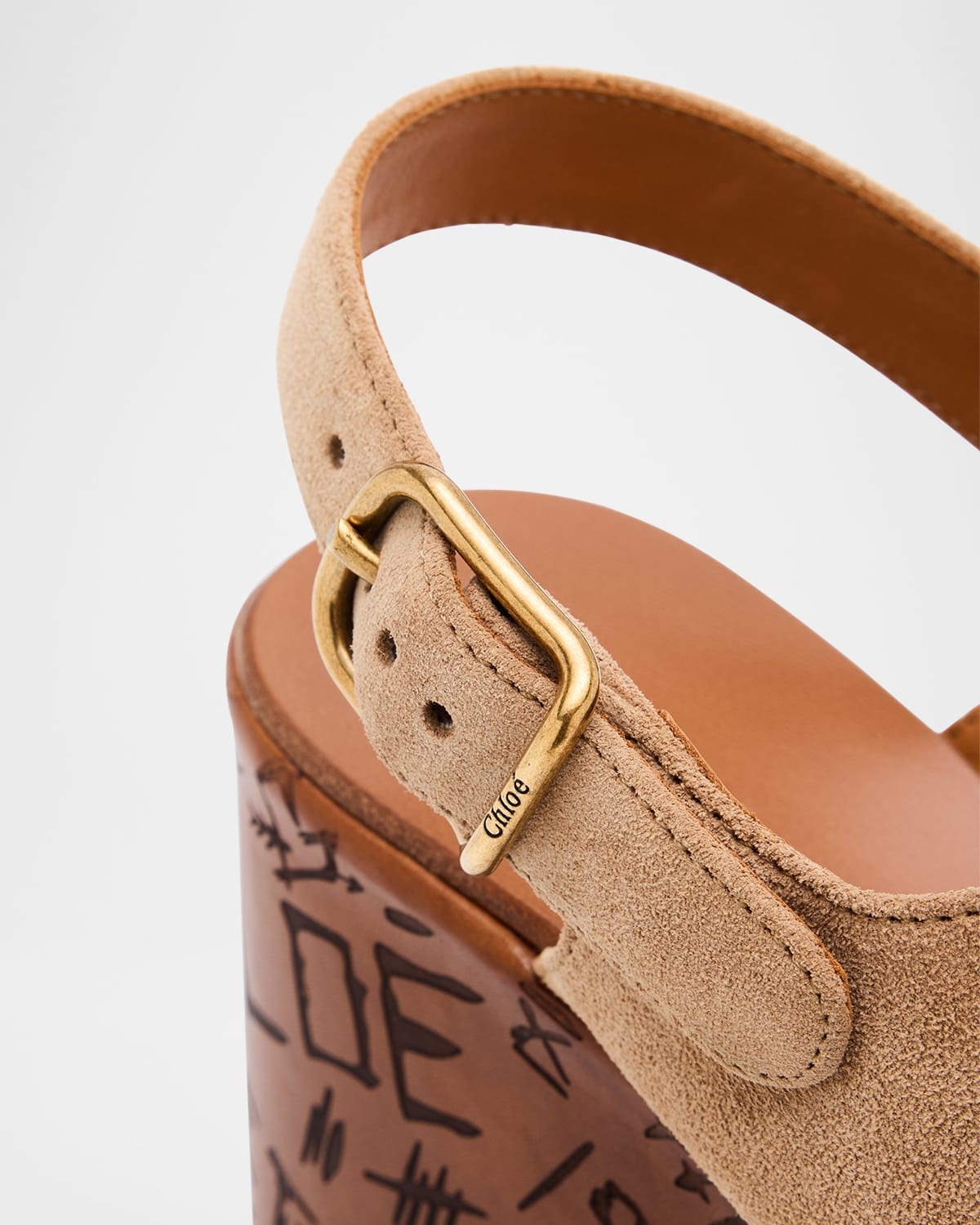 Maxime Platform Wedge Suede Sandals - 6