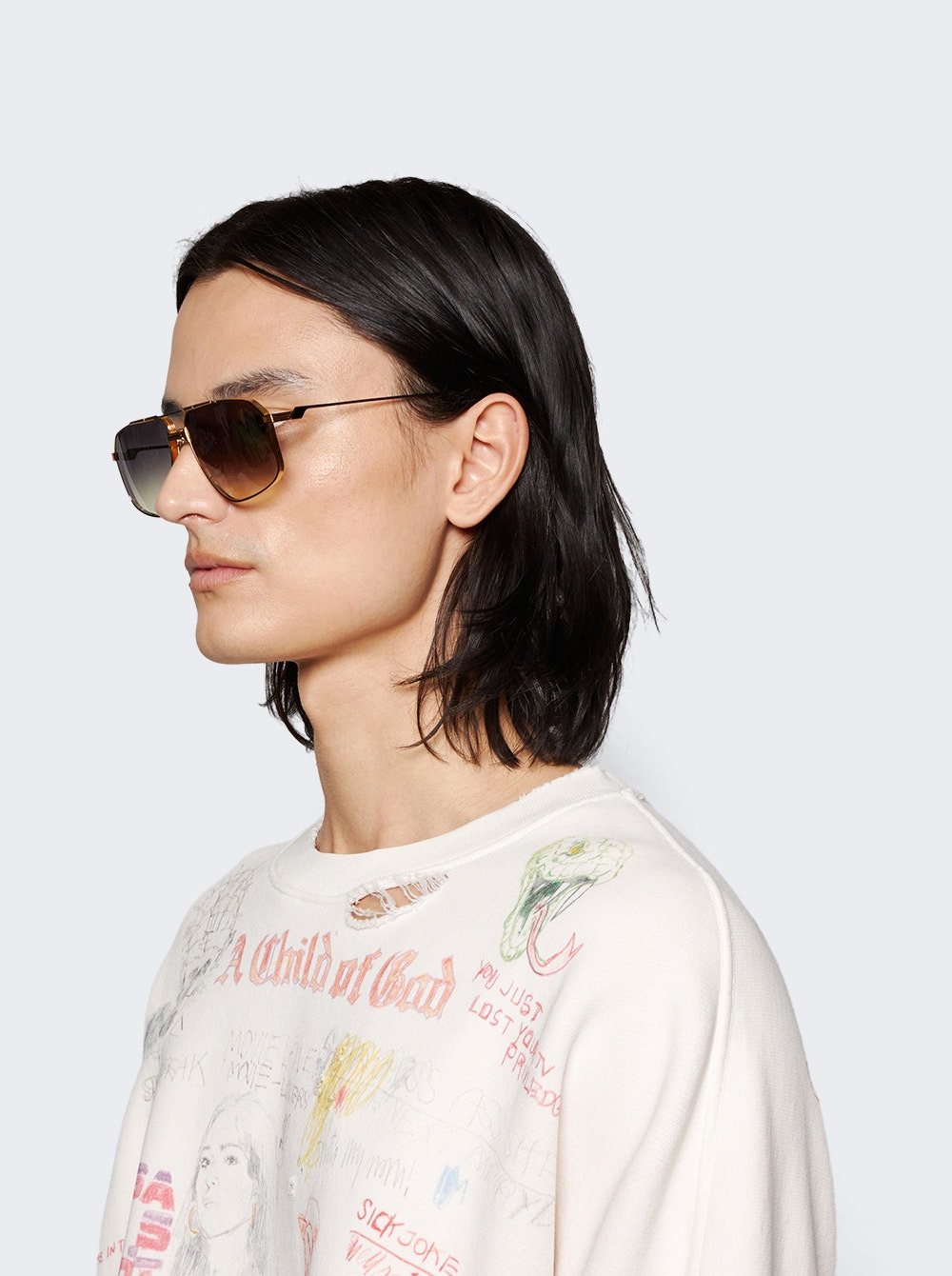 Jagger Sunglasses Black And Gold - 3