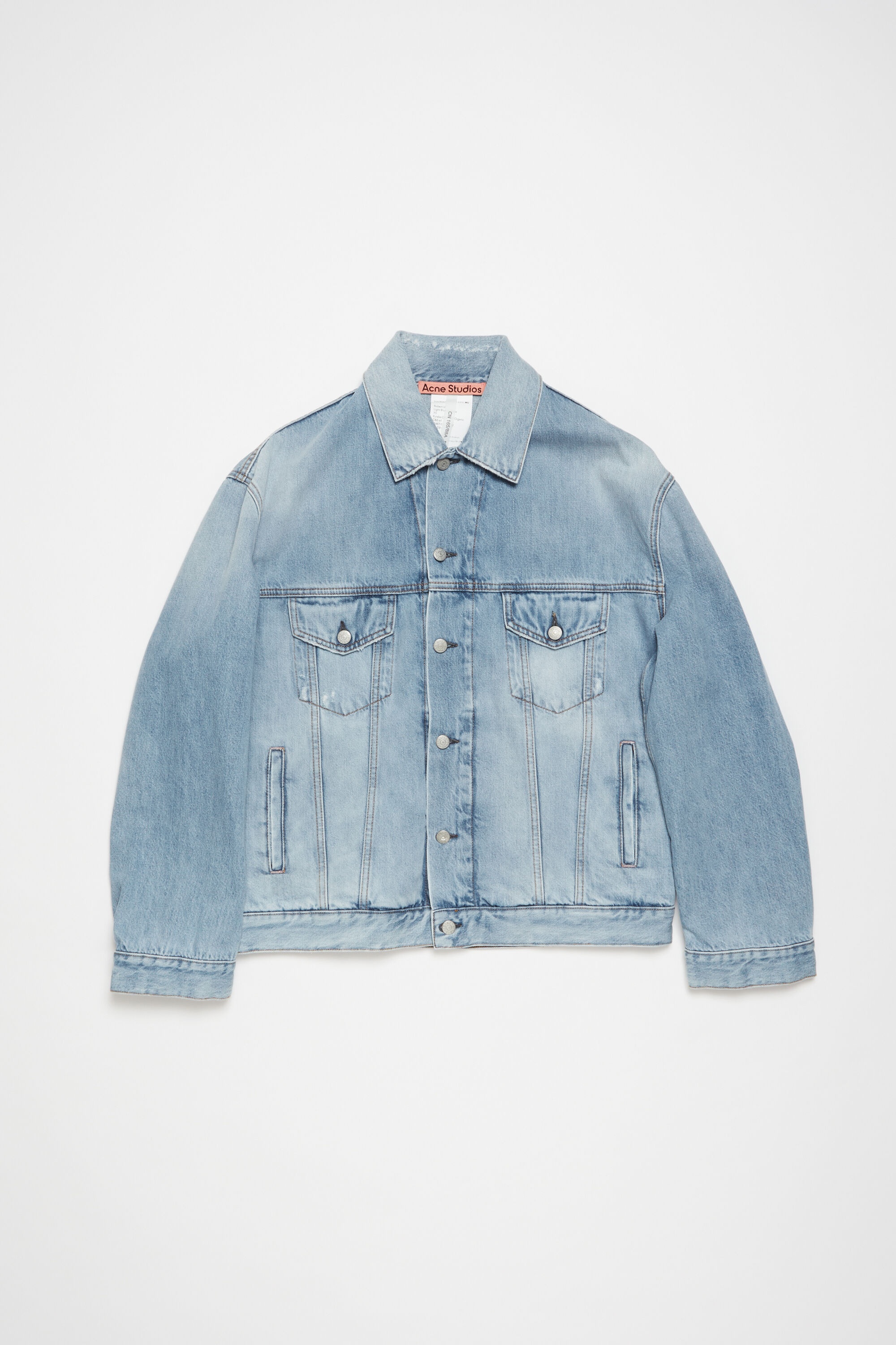 Denim jacket - Relaxed fit - Light blue - 1