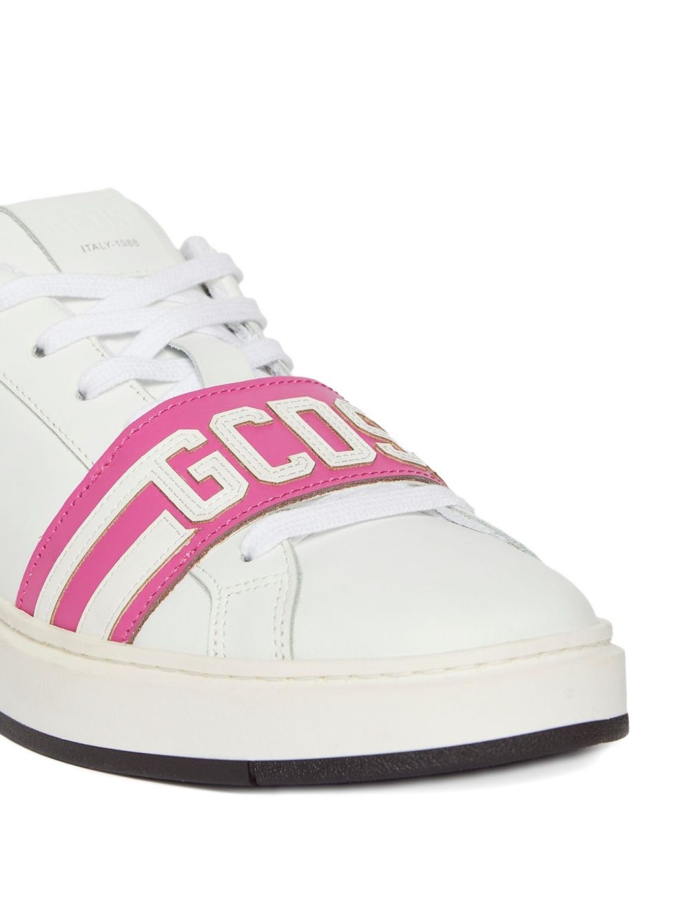 logo-strap sneakers - 4
