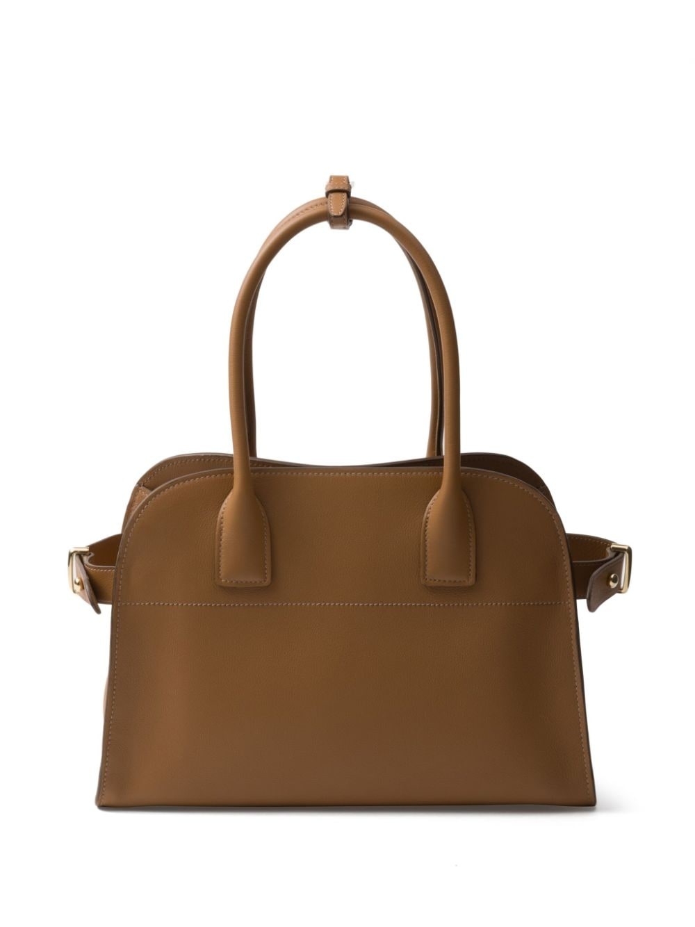 logo-lettering leather tote bag - 2