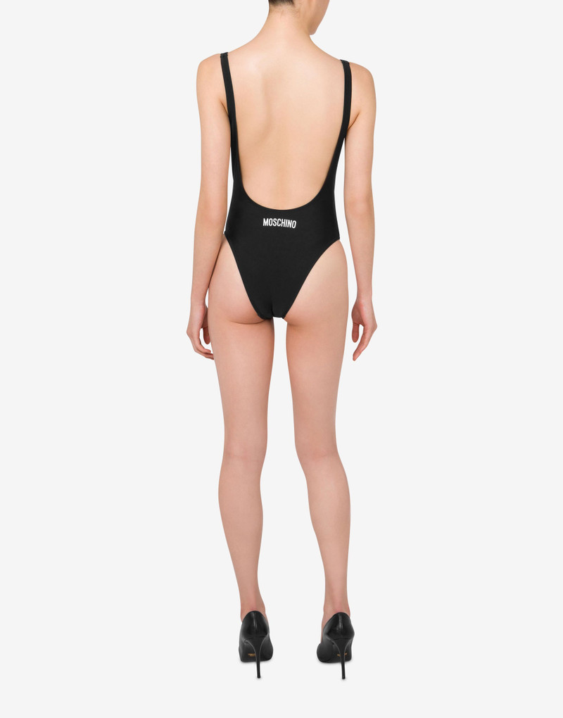 Moschino ONE-PIECE SWIMSUIT LAUREL CROWN LOGO outlook