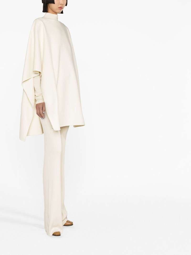 boat-neck knit poncho 3