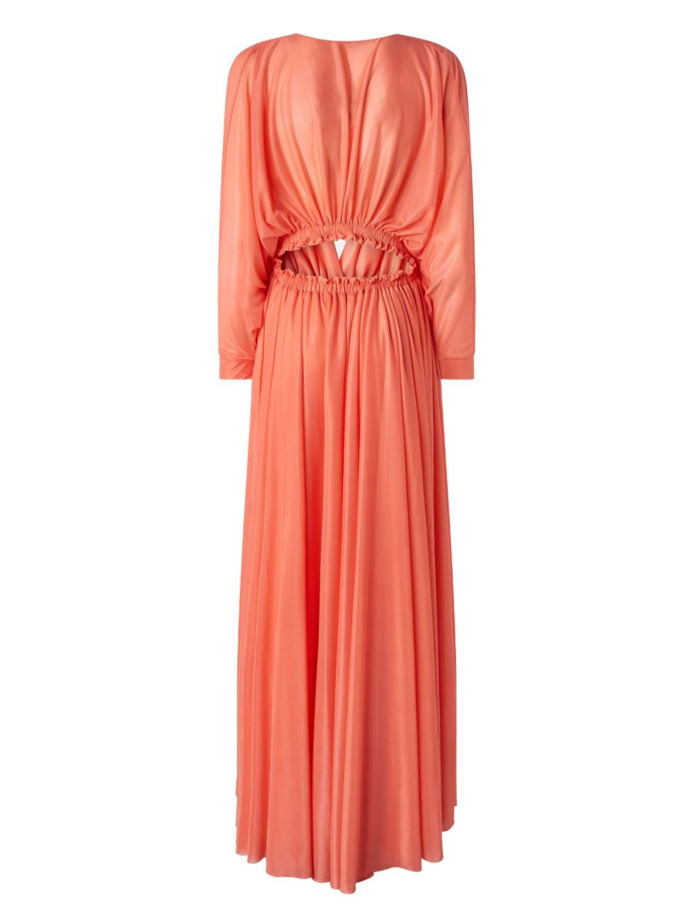 ruched maxi dress - 2