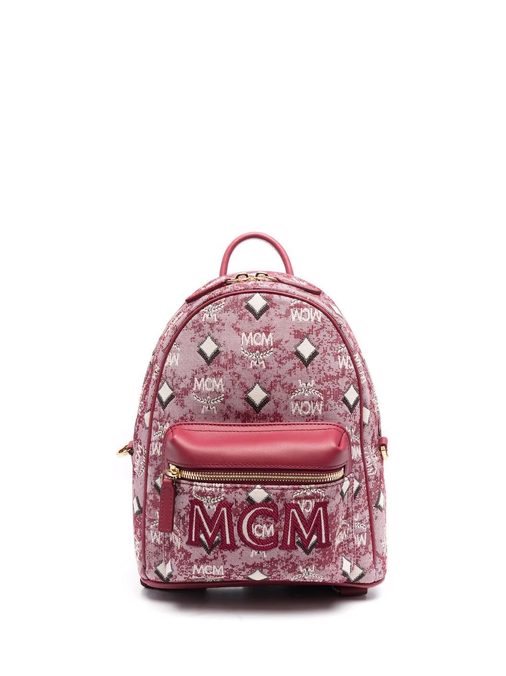 jacquard-logo backpack - 1