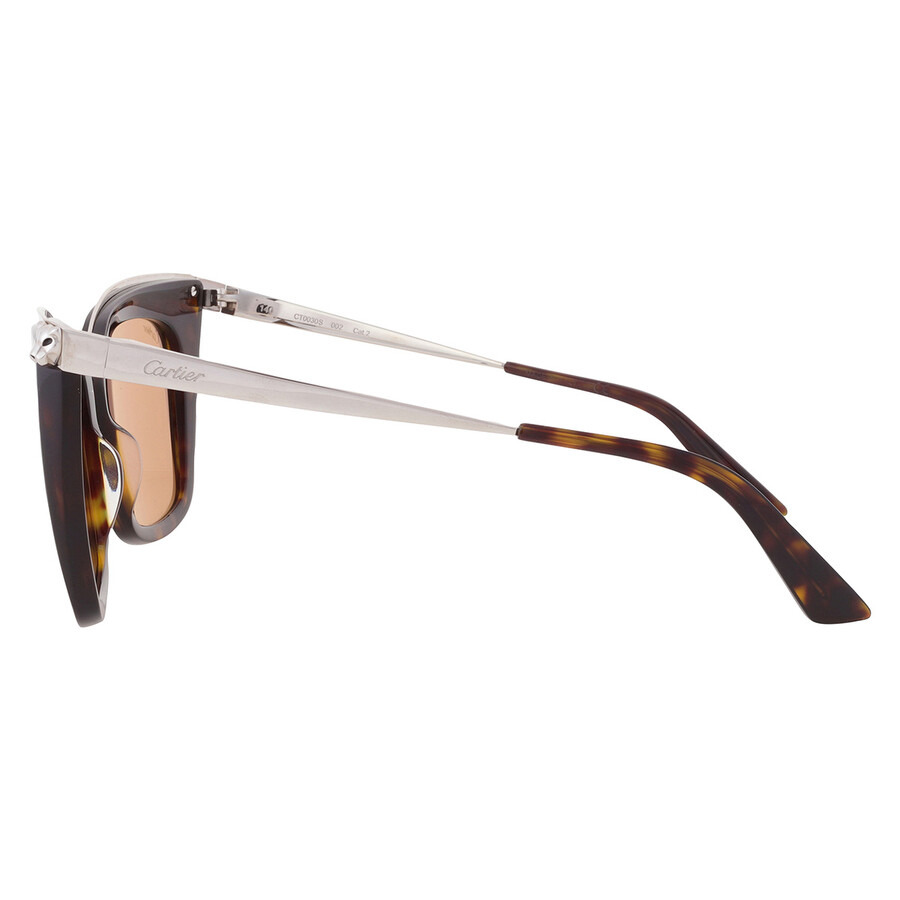 Cartier Panthere de Cartier Violet Cat Eye Ladies Sunglasses CT0030S 002 53 - 4