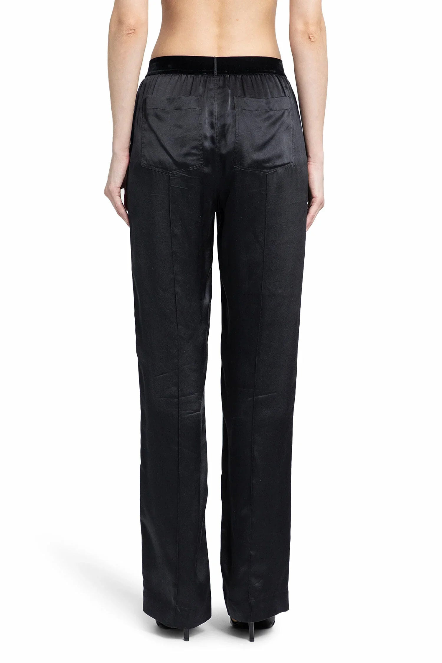 TOM FORD WOMAN BLACK TROUSERS - 3