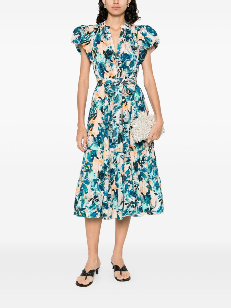 ULLA JOHNSON Ottilie midi dress outlook