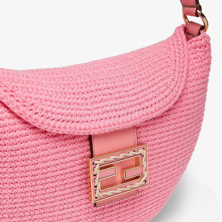 Pink cotton bag - 5