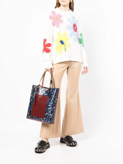 Marni abstract-print tote bag outlook