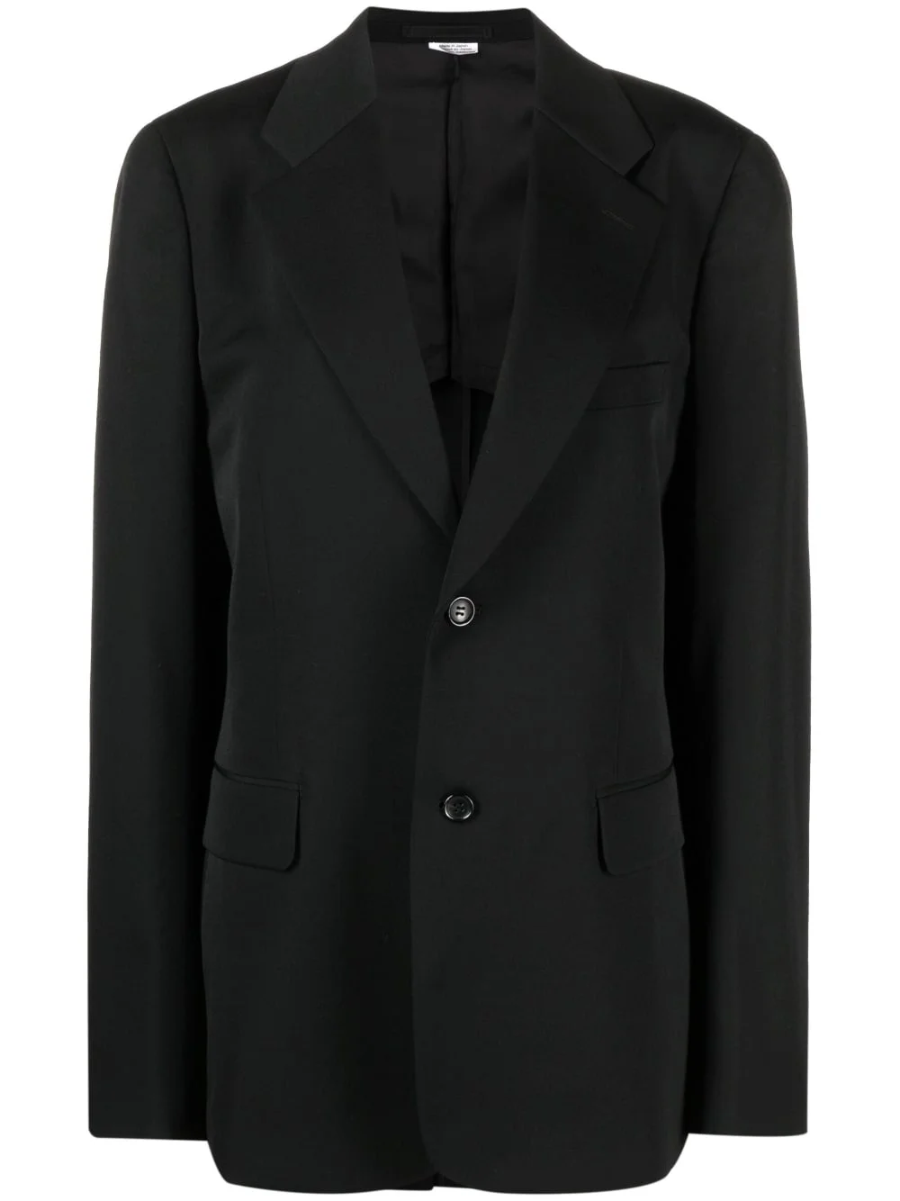 tailored wool-blend blazer - 1
