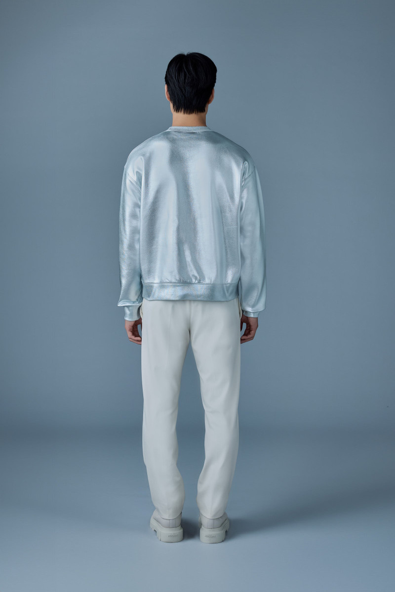 MAZI Snowflake diamante appliqué sweater 4