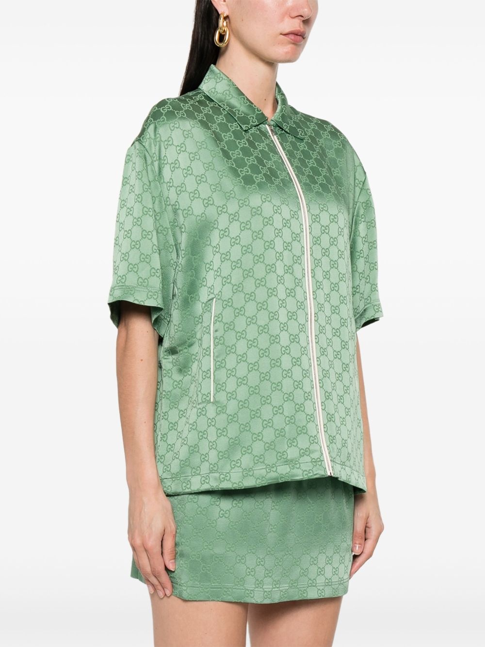 GG monogram shirt - 3