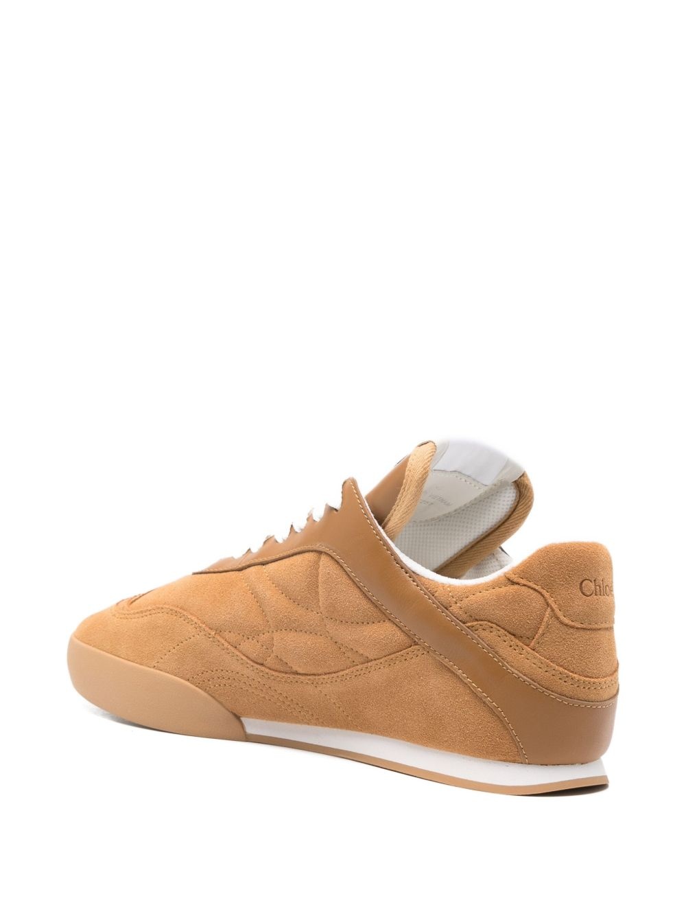 suede low-top sneakers - 3