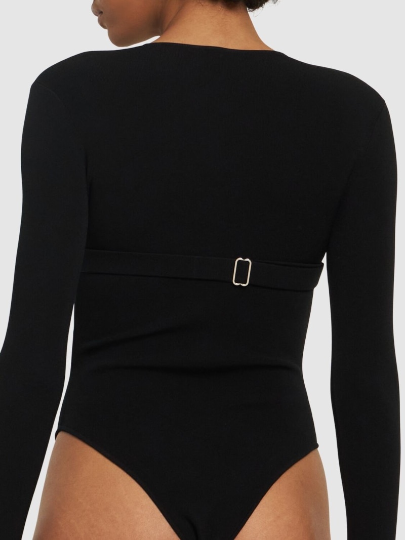 Double underwire knit bodysuit - 3