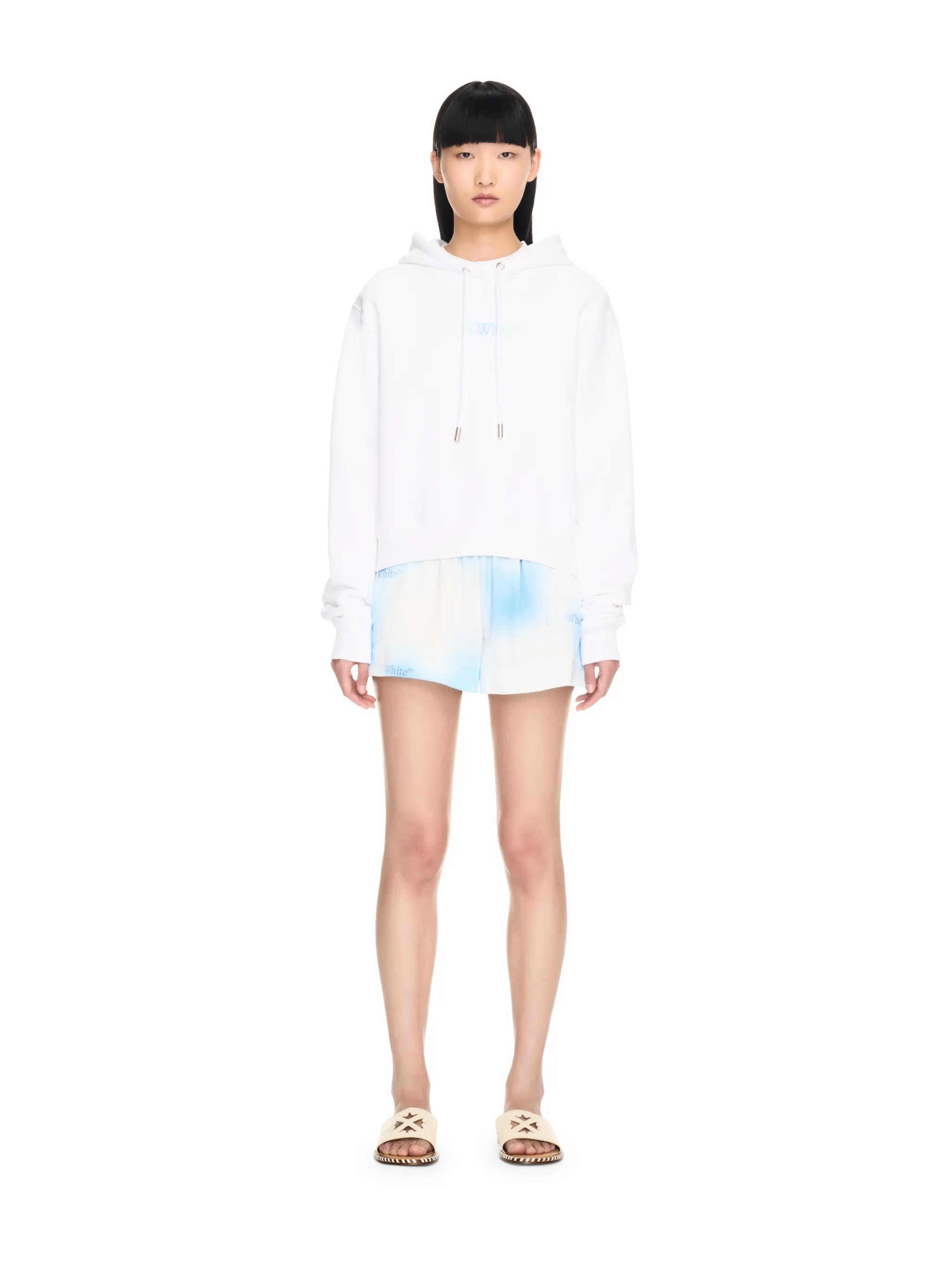 Arrow Cropped Hoodie - 2