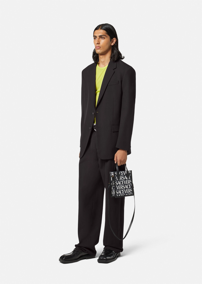 VERSACE Wide Leg Formal Pants outlook