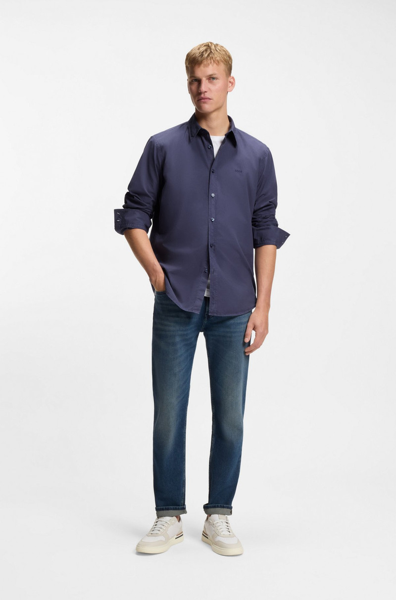 BOSS REGULAR-FIT SHIRT IN COTTON POPLIN outlook