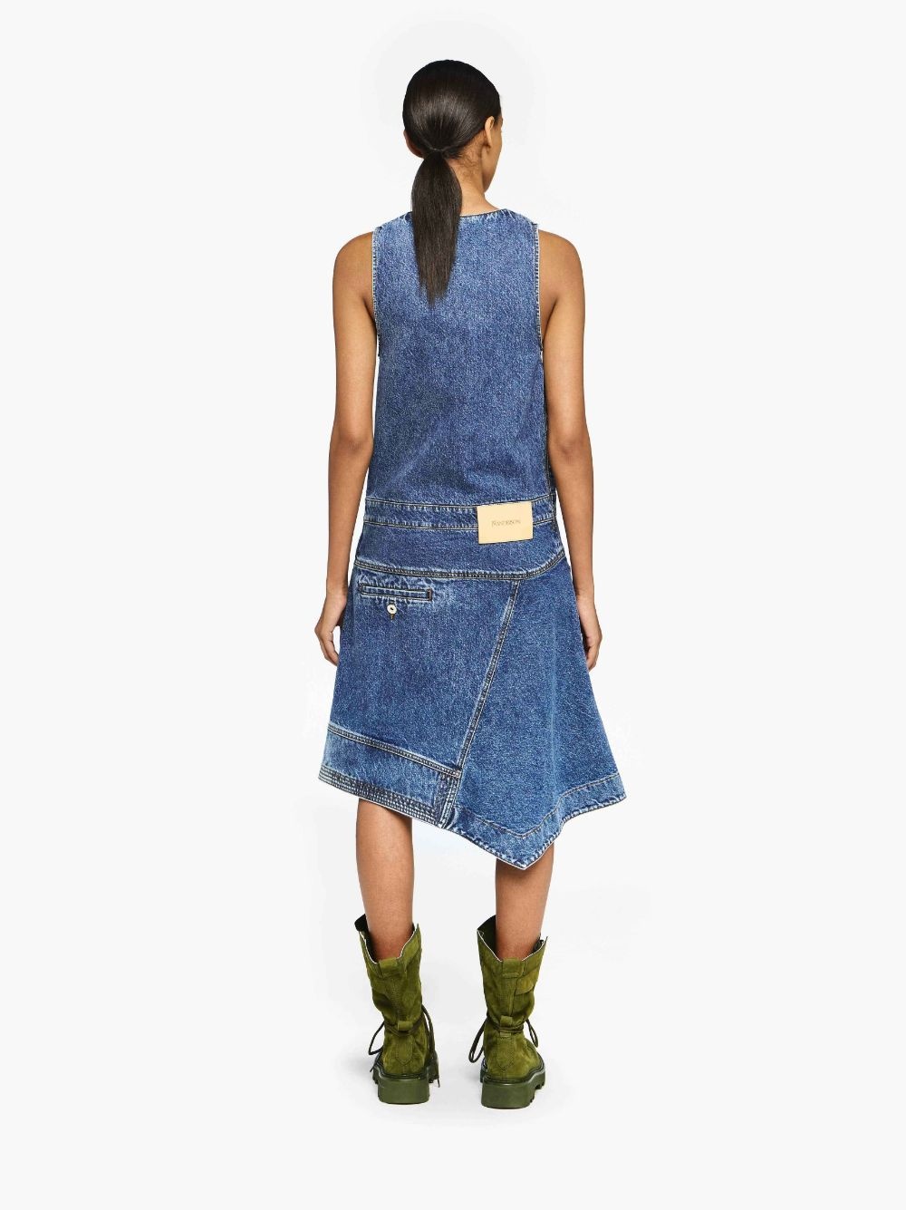 WRAP FRONT SLEEVELESS DRESS - 3