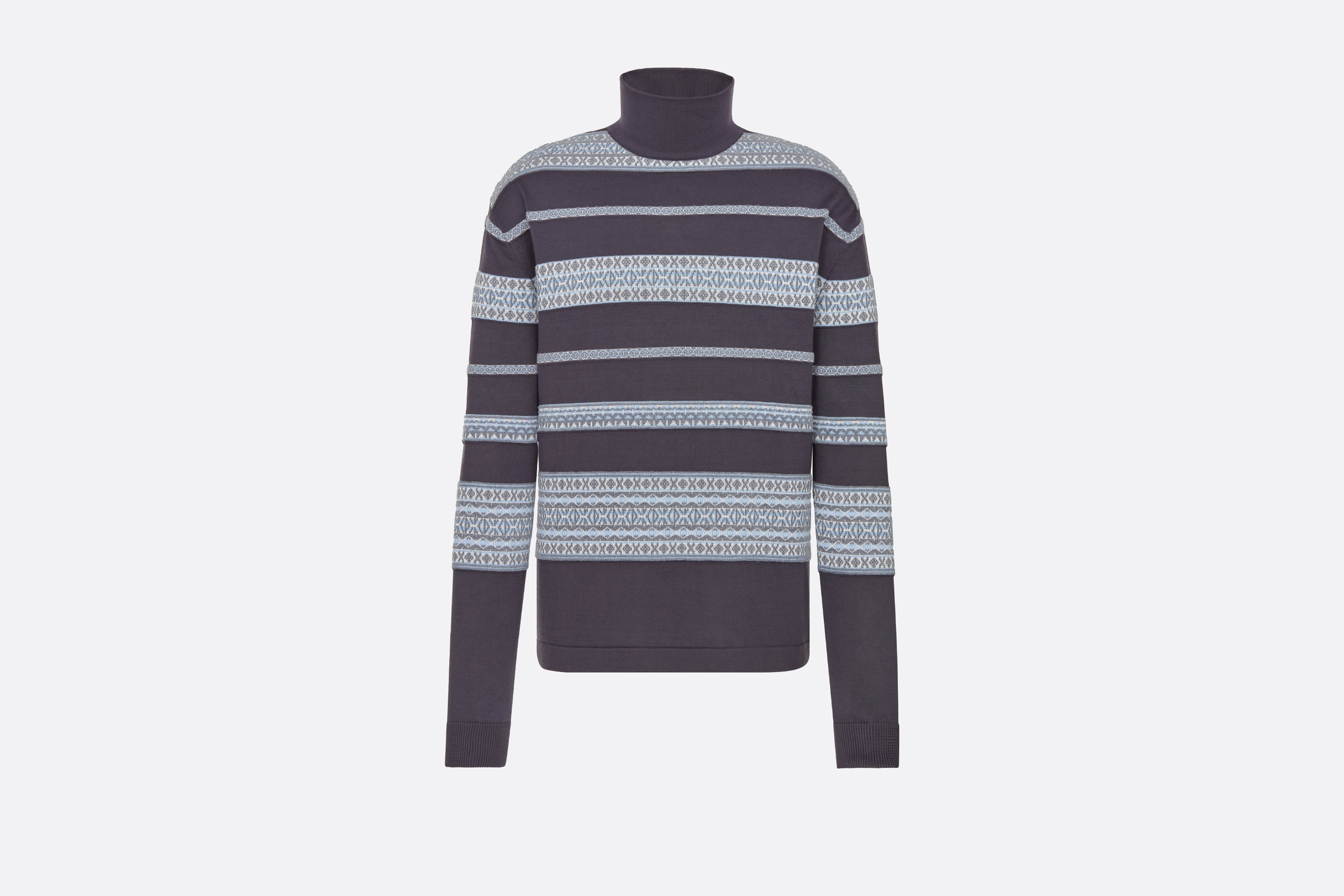 CD Diamond Mock Neck Sweater - 1