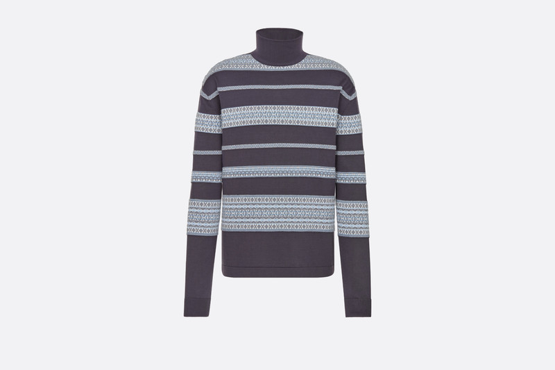 CD Diamond Mock Neck Sweater 1