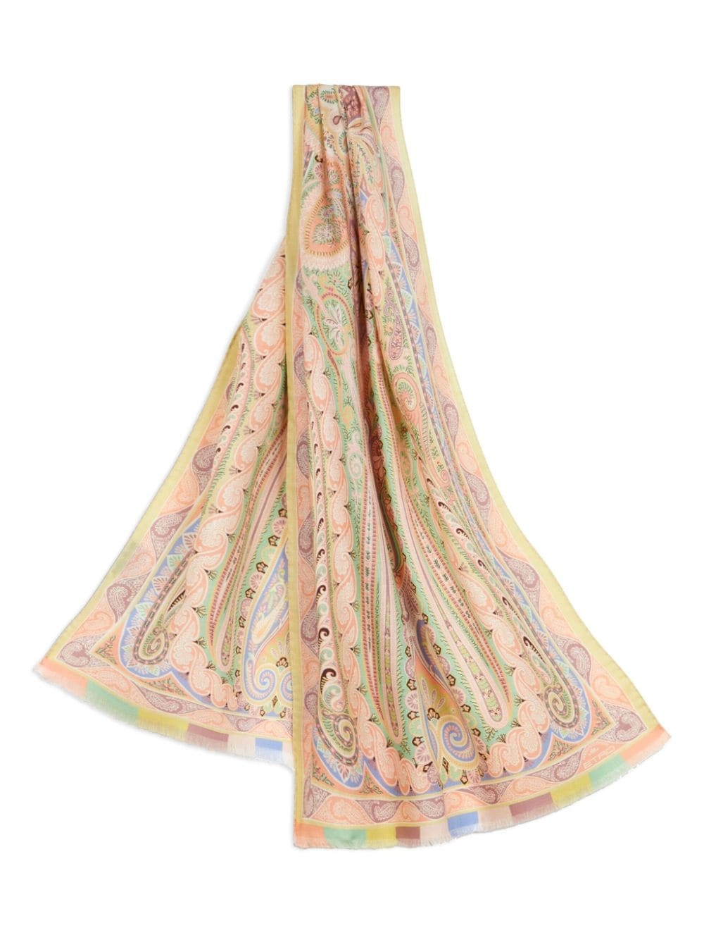 paisley-print scarf - 2