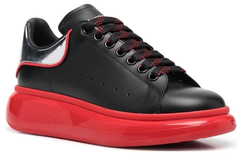Alexander McQueen Oversized Sneaker 'Black Silver Lust Red' 705068WIBNZ1091 - 3