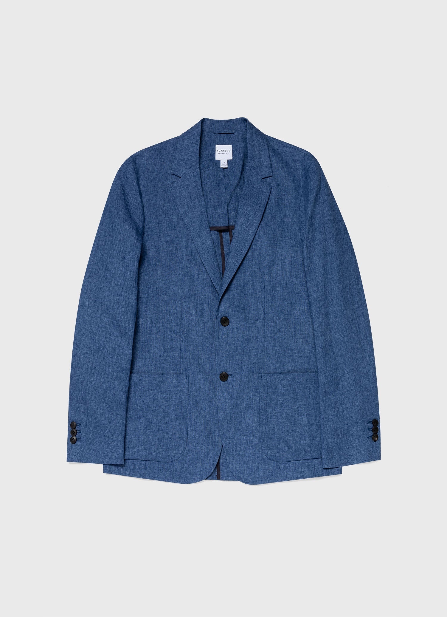 Linen Unstructured Blazer - 1