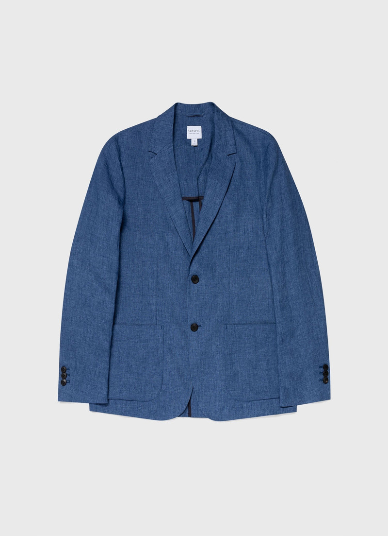 Linen Unstructured Blazer 1