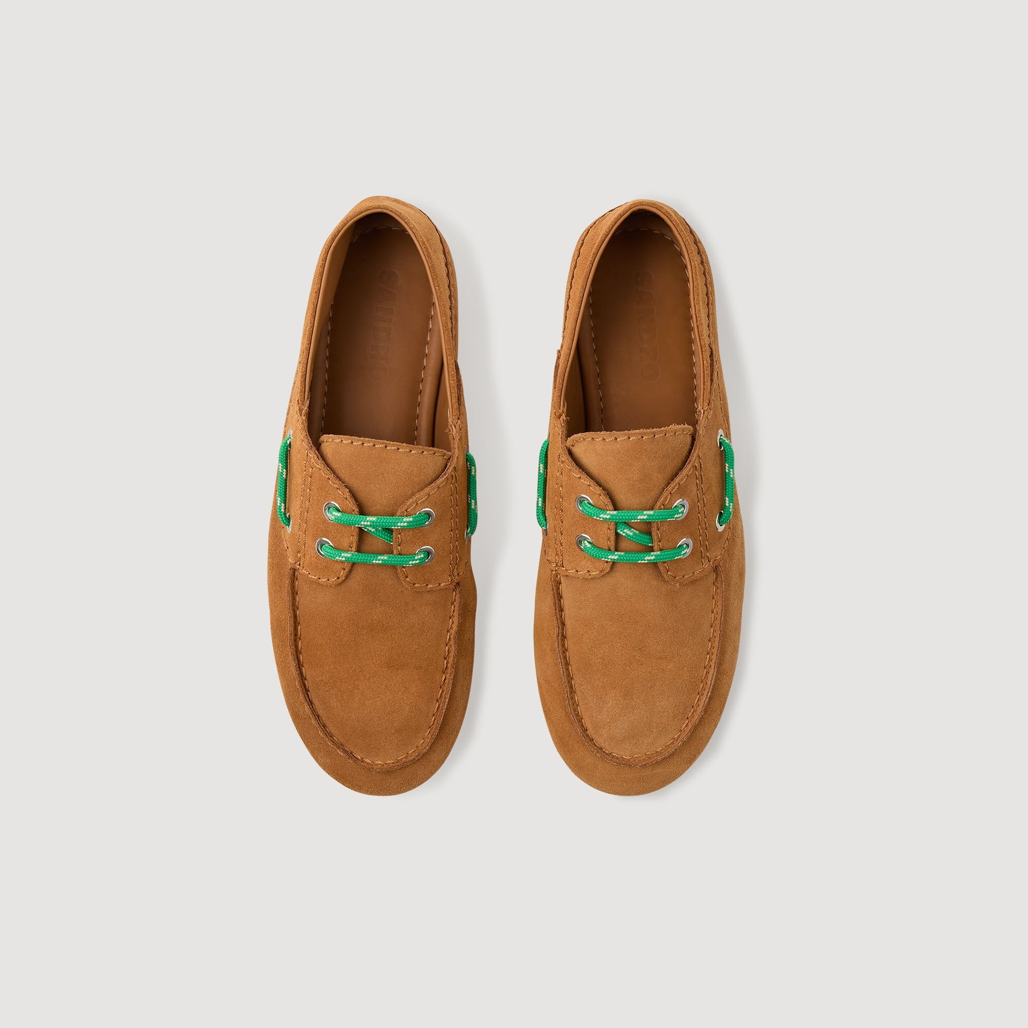 SUEDE BOAT SHOE LOAFERS - 3