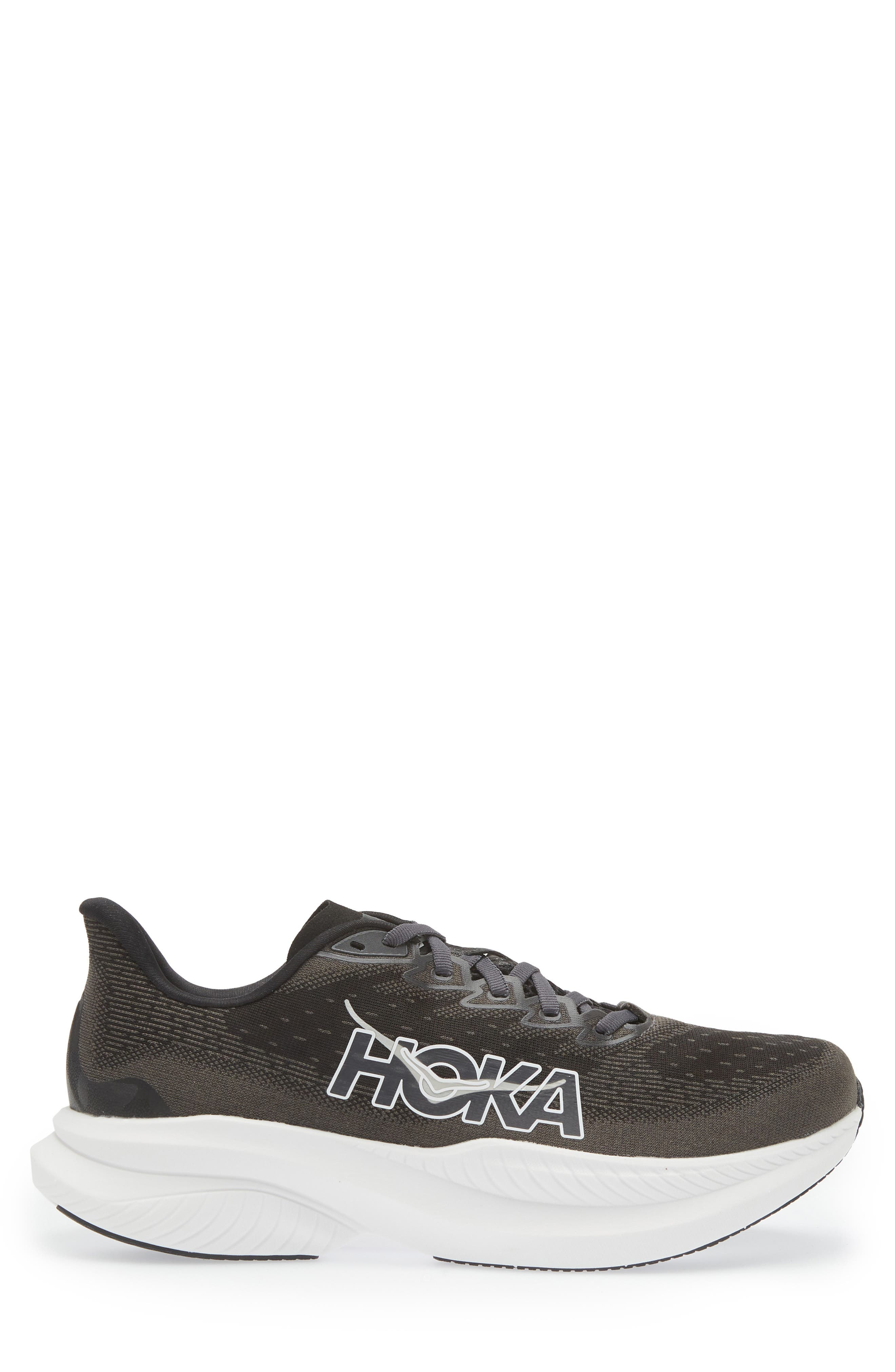 HOKA Mach 6 Running Shoe in Black /White at Nordstrom - 3