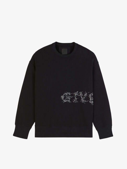 GIVENCHY BARBED WIRE SWEATSHIRT - 4