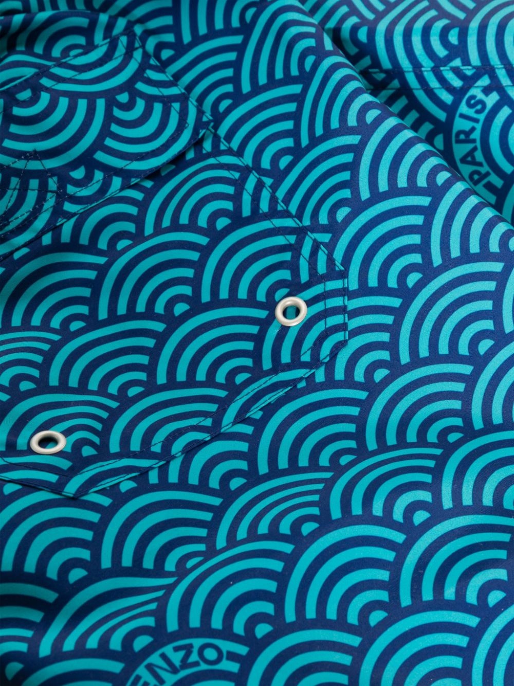 Seigaiha-print swim shorts - 3
