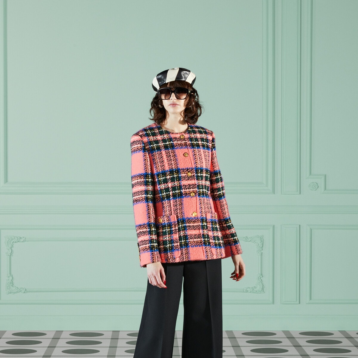 Tartan wool jacket - 6