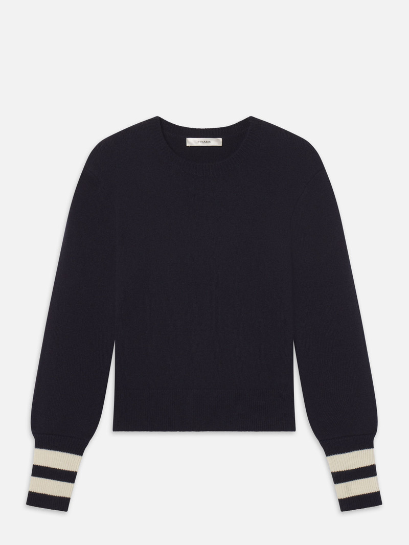 The Cashmere Club Sweater in Navy Multi 1