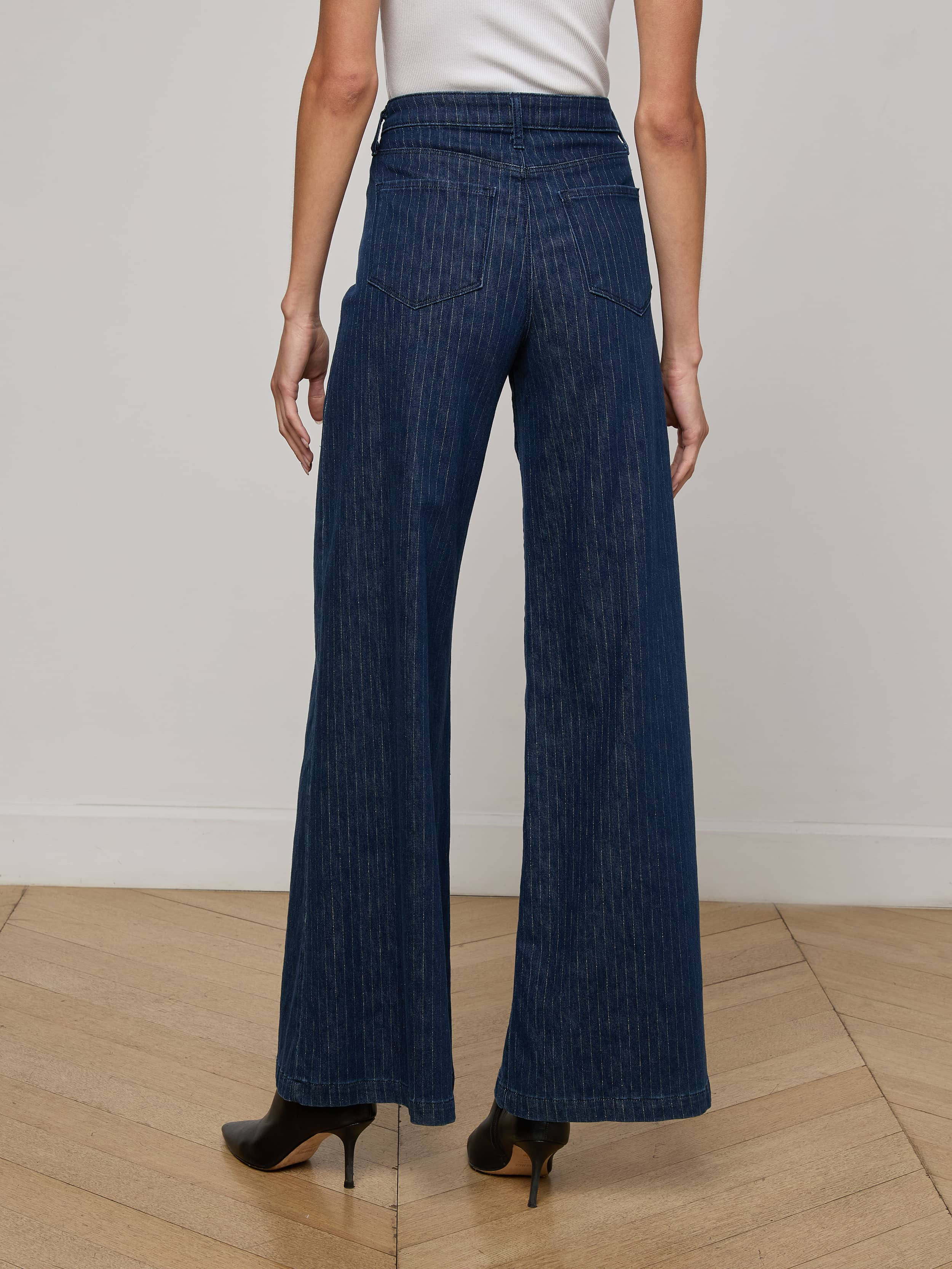 Quincy Pinstriped Jean - 5